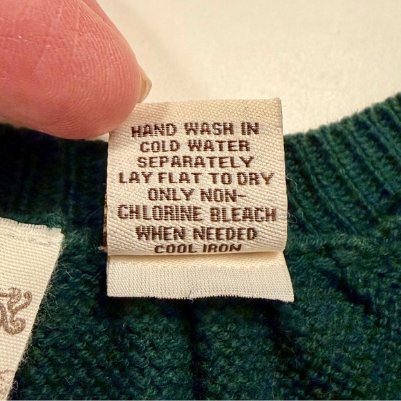 ⭐️ Vintage Y2K Day Trip Cotton Forest Green Short Sleeve Knit Cardigan - PTP 18 - Picture 5 of 5